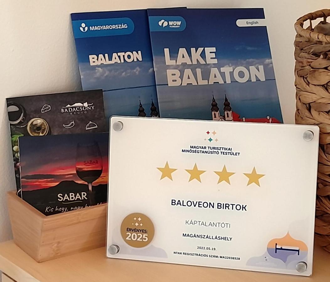Kaptalantoti Baloveon Birtok מראה חיצוני תמונה